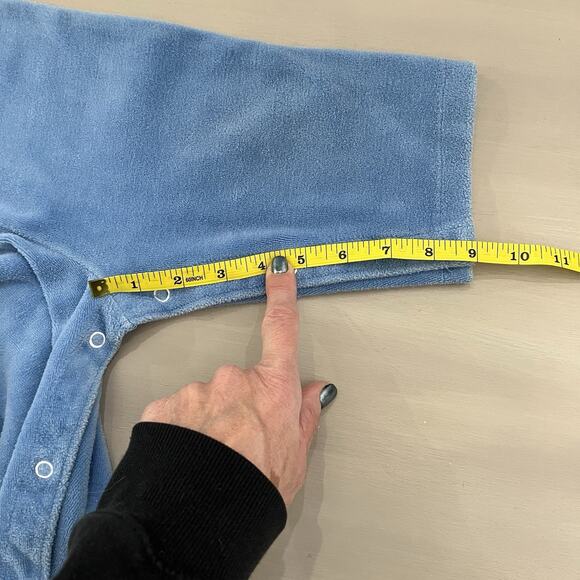 Vintage Healthtex Romper Velour Size 24 Months Duck Applique USA MCM Kids - Picture 12 of 13